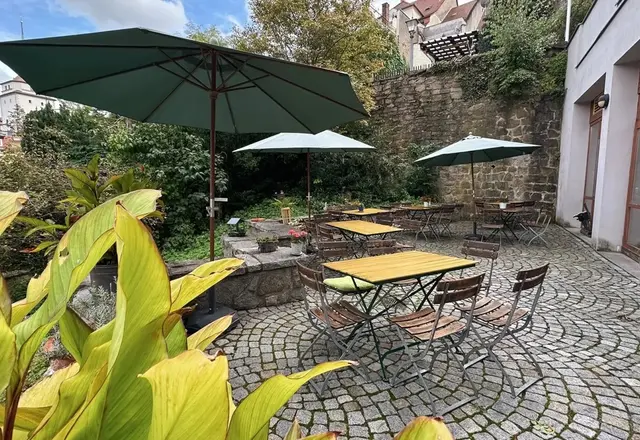 Gartenterrasse der Jugendherberge Bautzen