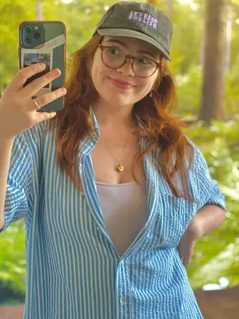 Porträtfoto von Frieda aus USA