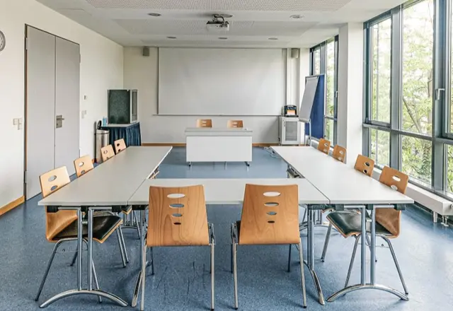 Seminarraum für die StartUp-Workshops