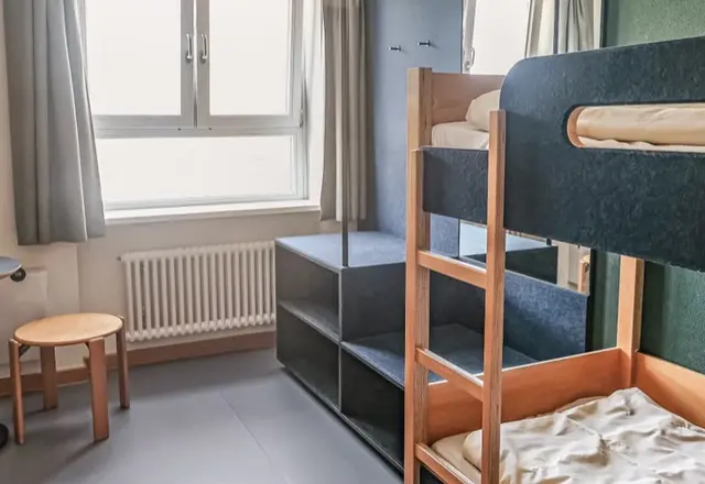 Zimmer der Jugendherberge Stuttgart